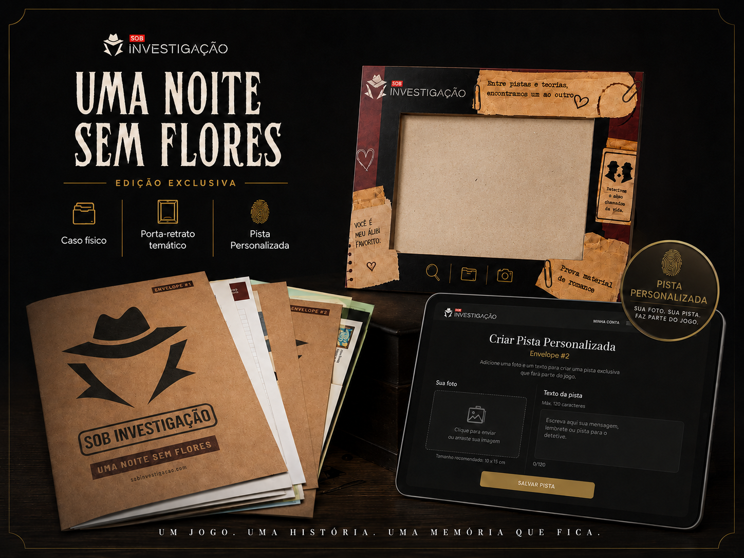 Uma Noite Sem Flores | Kit dia dos namorados